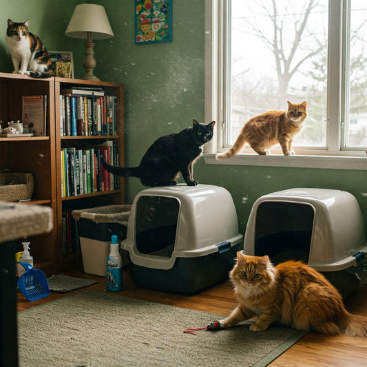 多頭飼いの猫トイレ問題を解決する方法