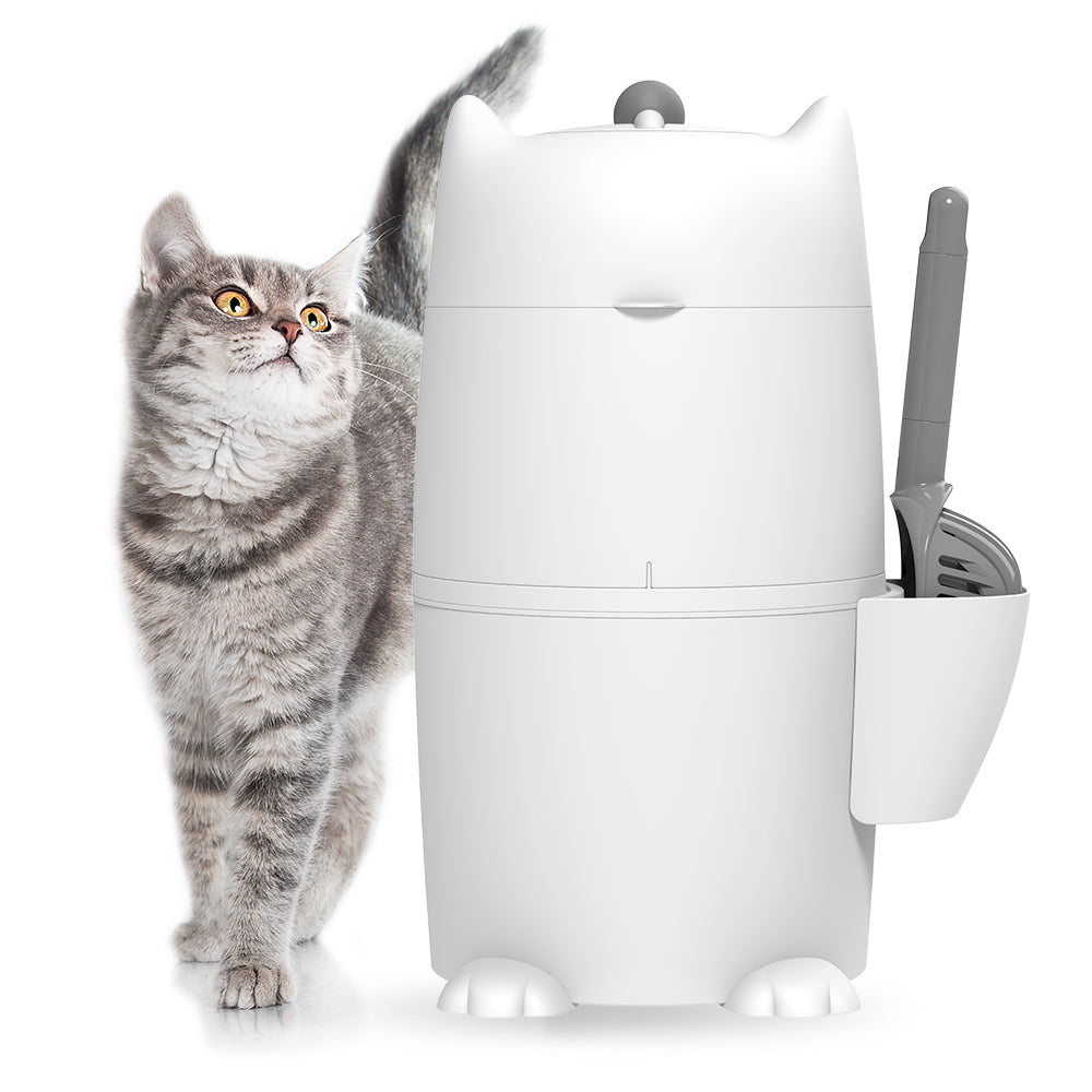 KTP 臭わない 猫砂防臭ゴミ箱 (ハンドル式)