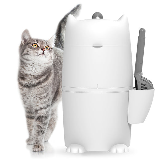 KTP 臭わない 猫砂防臭ゴミ箱 (ハンドル式)