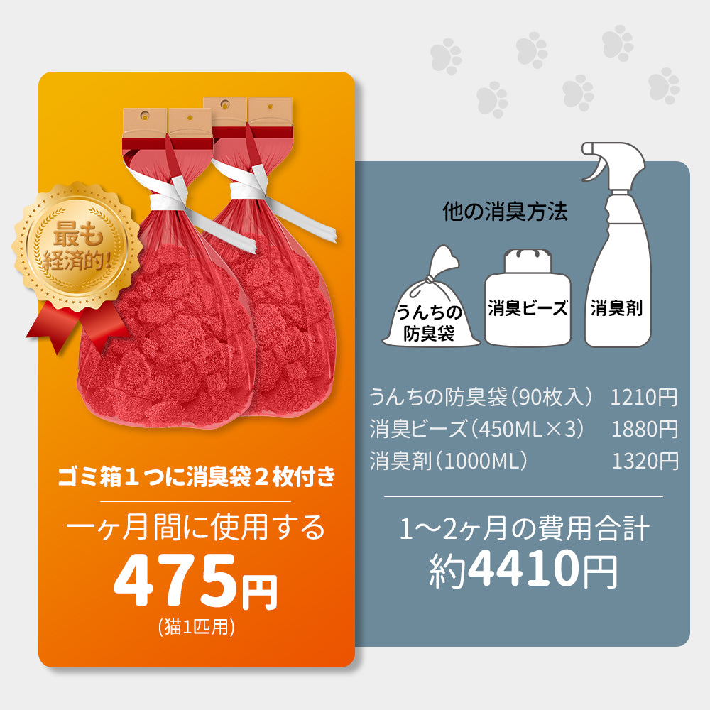 1号消臭袋 大容量臭わない袋 (5個)